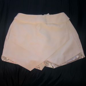 White Forever 21 skort. Size medium